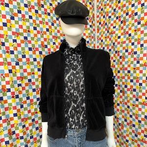 Vintage Juicy Couture black velvet jacket